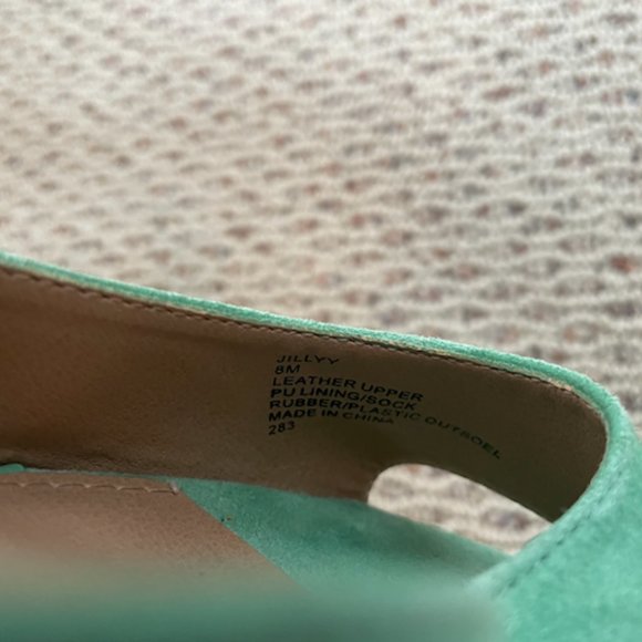 Steve Madden Jillyy Platform Heel Sandal - Mint Green - Never Worn - Picture 4 of 5